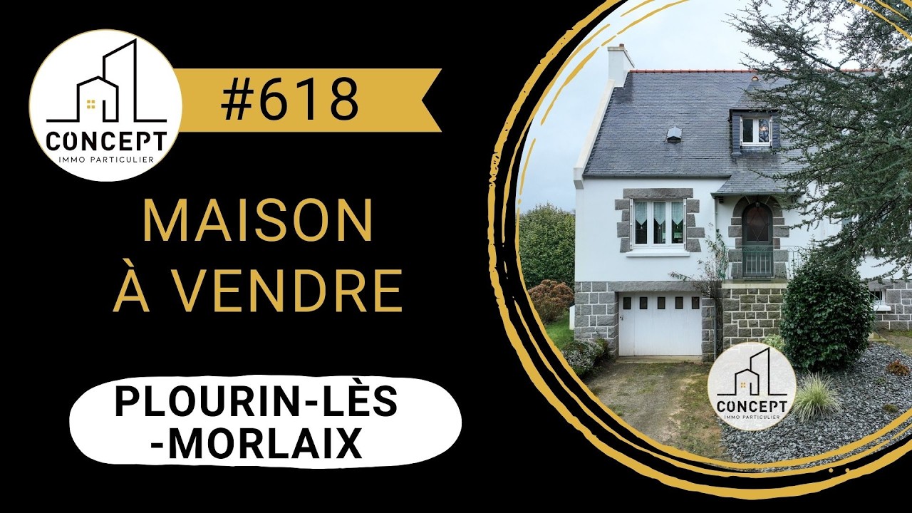 618 - Maison à vendre à PLOURIN-LÈS-MORLAIX !