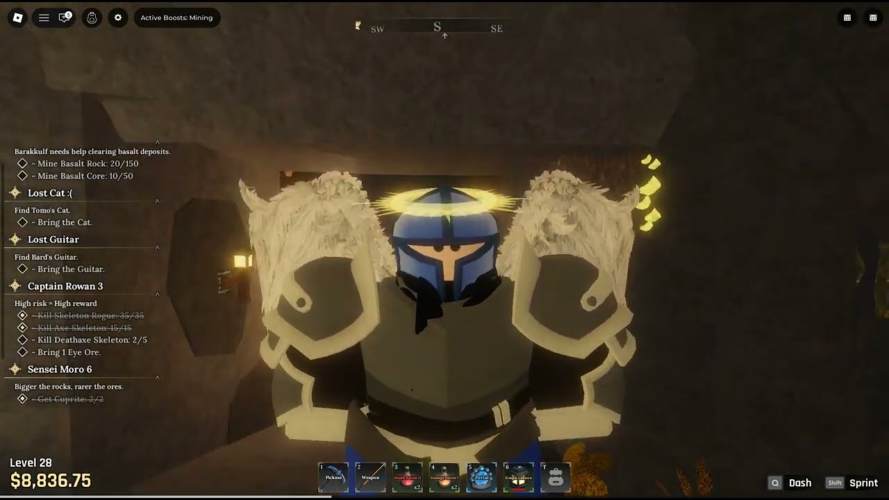 Day 1 of doing a Quest in The Forge :D