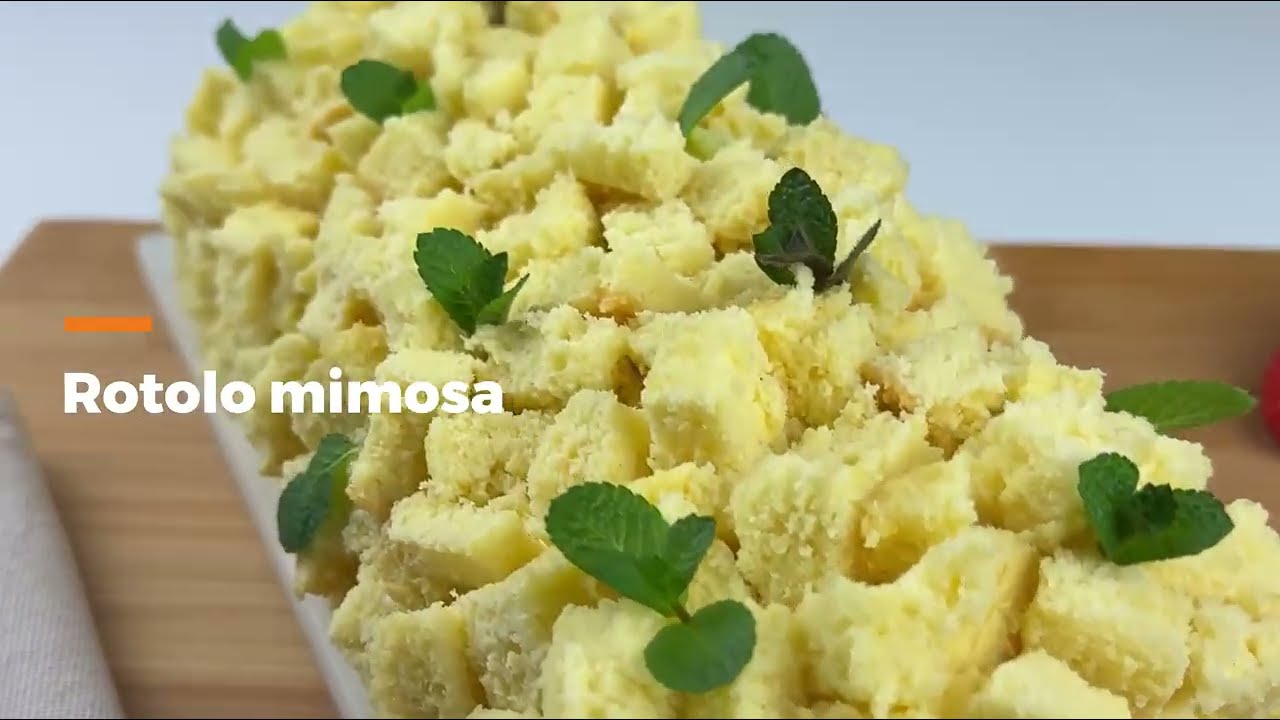 🎥 ROTOLO MIMOSA: il dolce SOFFICE e scenografico perfetto per le occasioni speciali 🌼✨