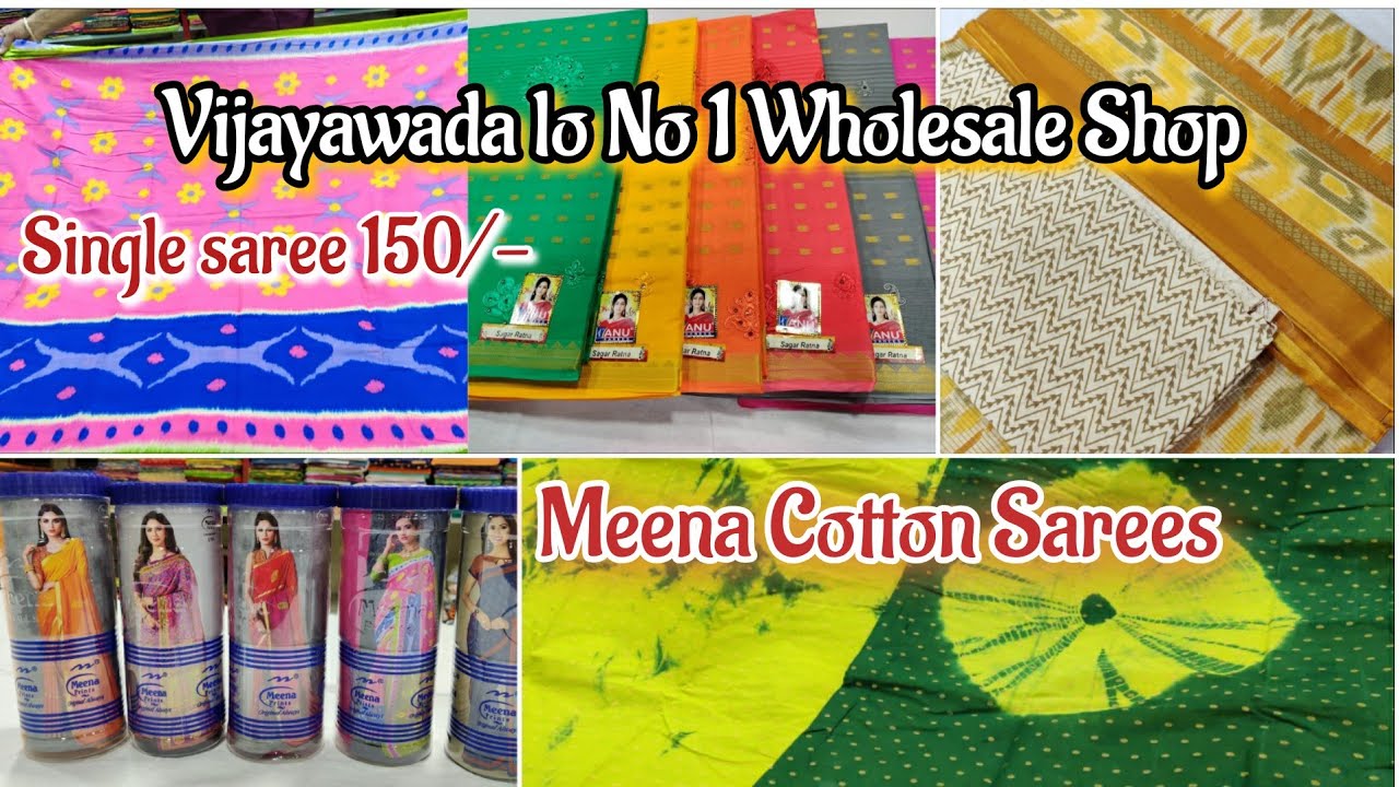Part 2 Latest Excellent Summer Meena Cotton Sarees Wholesale Direct from Dealer Online Courier