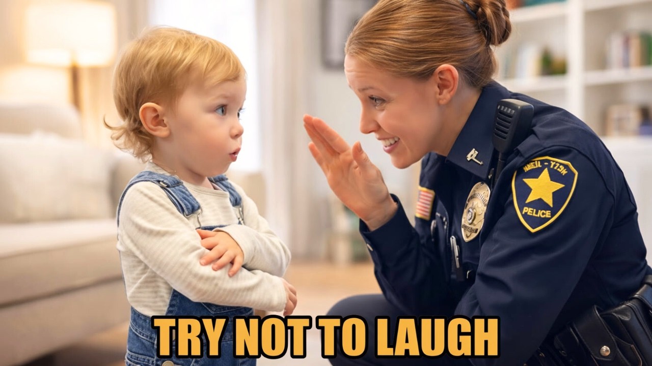 Try Not To Laugh😂Baby ROASTS Female Cop👮Funniest Toddler vs Police | Part 4