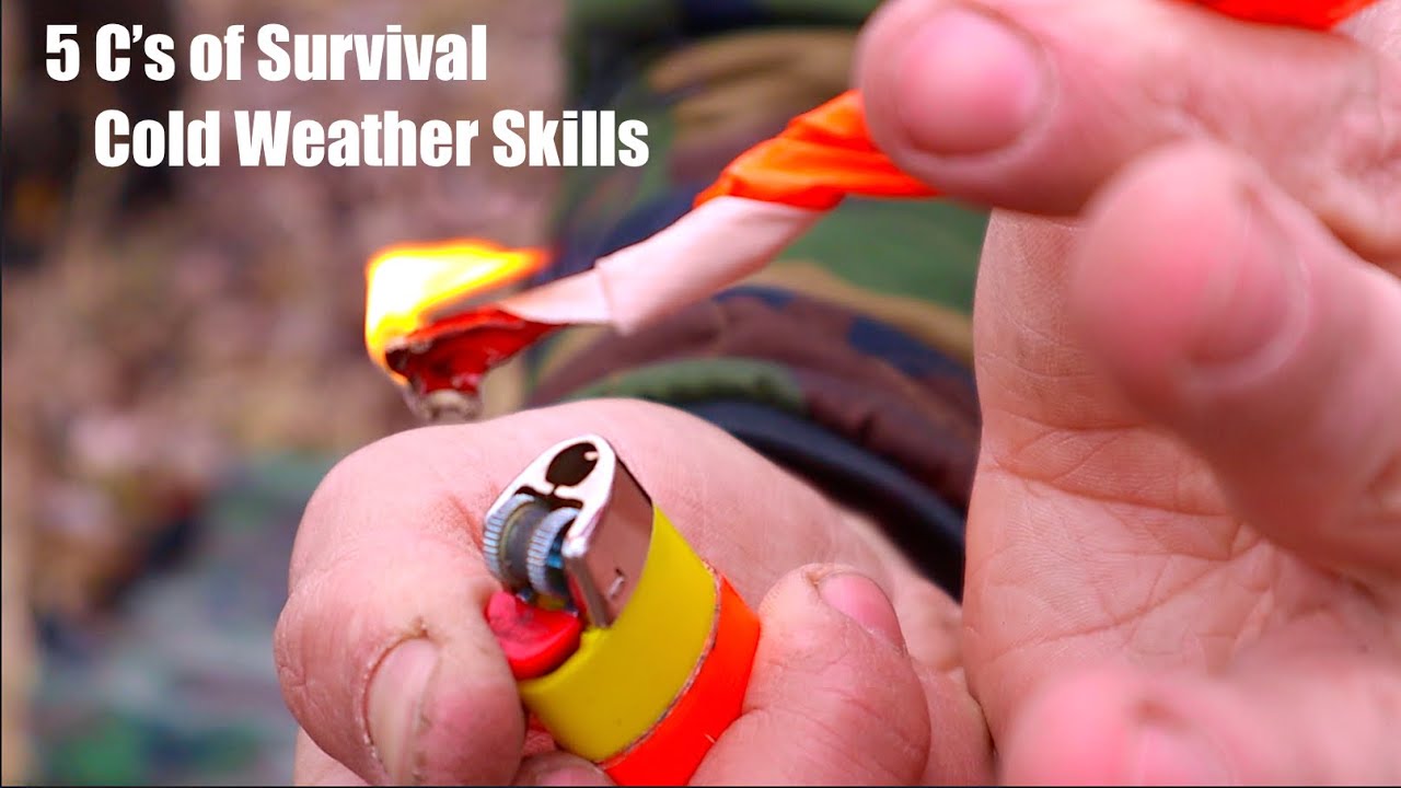 Cold Weather 5 Piece Survival Kit Skills!
