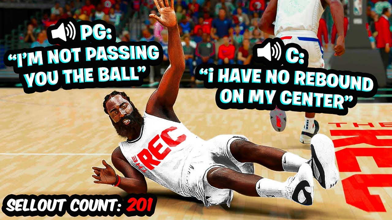 meet the WORST REC RANDOM CENTER & POINT GUARD in NBA2K24