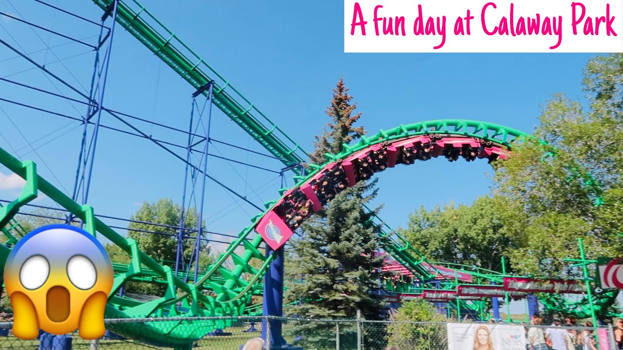 Family fun at Calaway Park | I HAD NO VOICE AFTER THIS! | Calgary Amusement Park Vlog