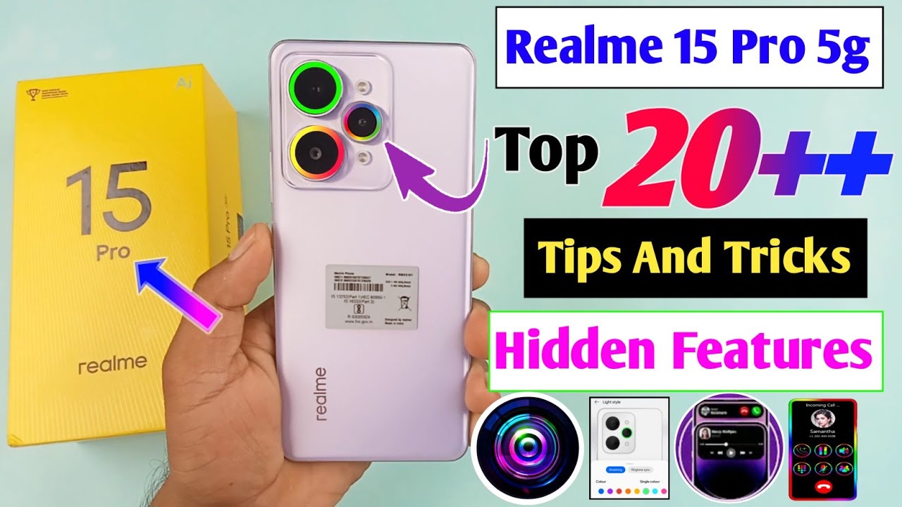 Realme 15 Pro 5G Tips and Tricks / Realme 14 Pro Top 20+ Hidden Features / realme 15 pro settings