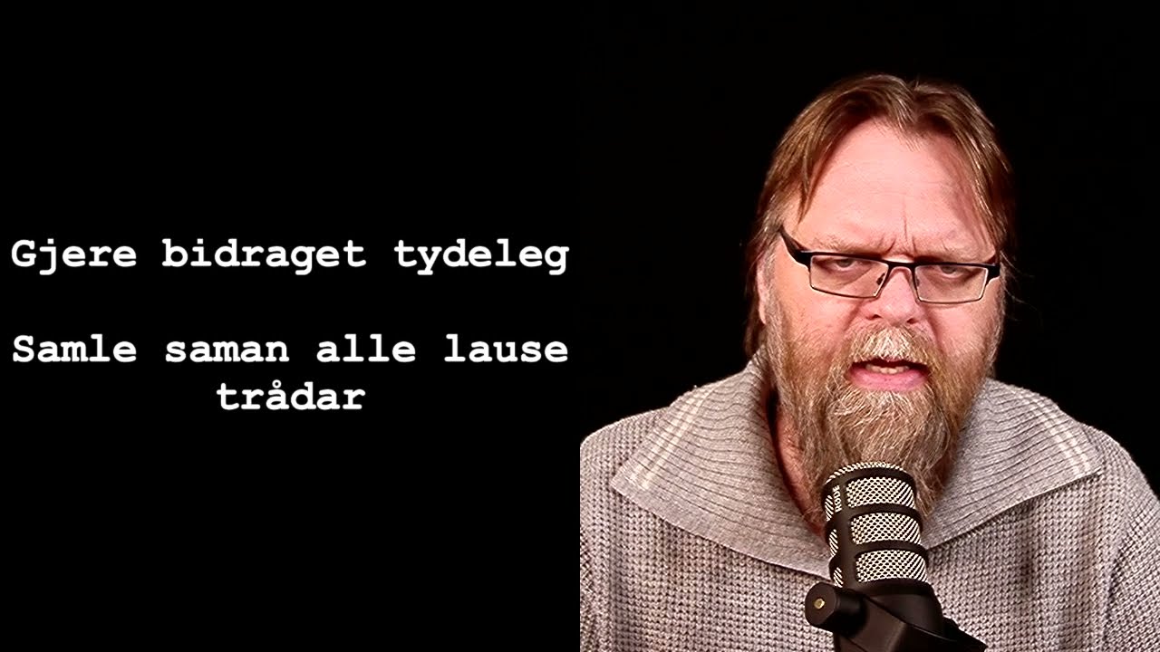 Oppgava - Konklusjon