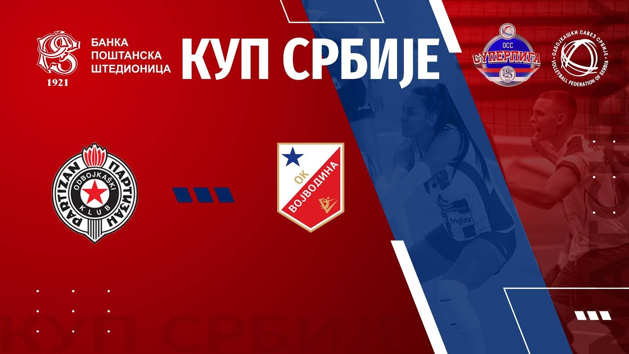 PARTIZAN COPTECH 🆚 VOJVODINA 2:3 / 1/4 FINALE KUPA SRBIJE ZA ODBOJKAŠE /