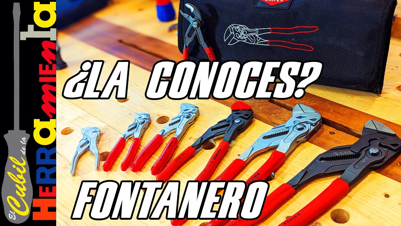 LLAVE DE BOCAS PARALELAS IDEAL PARA FONTANERIA KNIPEX 86