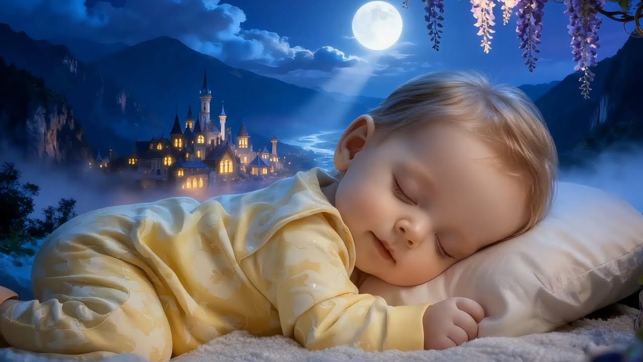 Baby Sleep Music 🎶 Sleep Fast Tonight 🌙 Mozart & Brahms Lullaby