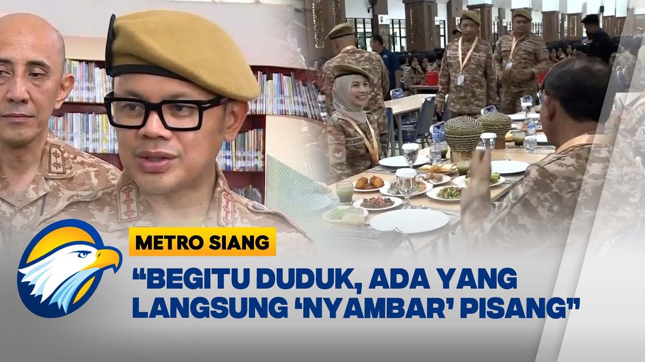Kepala Daerah Dilatih Makan Cepat dan Tertib di Retret