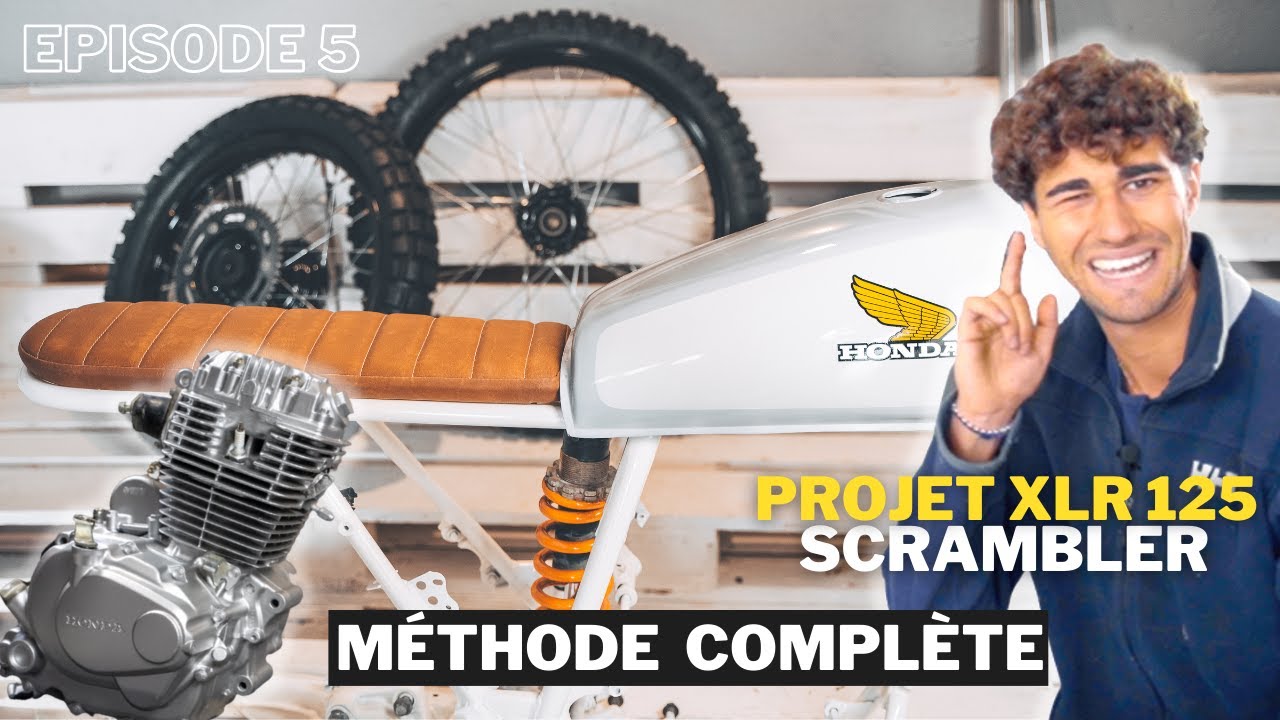 Je REMONTE ENFIN la moto ! | Transformation XLR 125 en scrambler (Episode 5)
