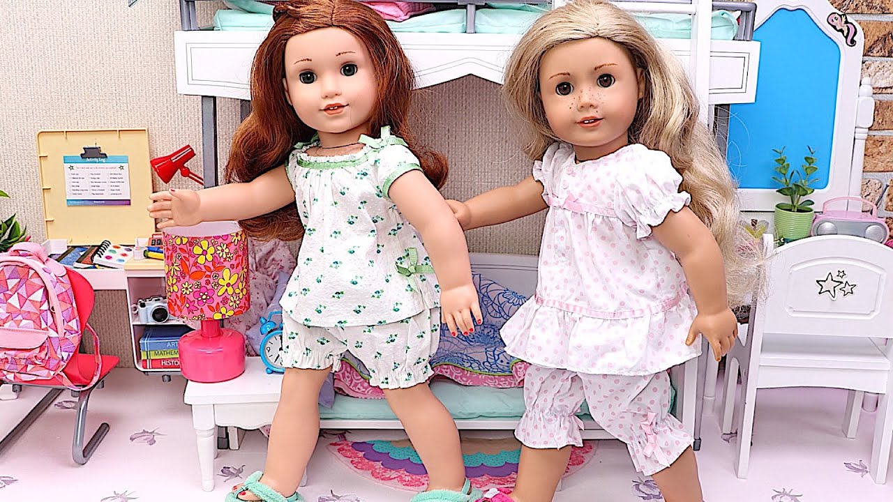 Sister dolls fun morning routine stories - Best Videos - PLAY DOLLS