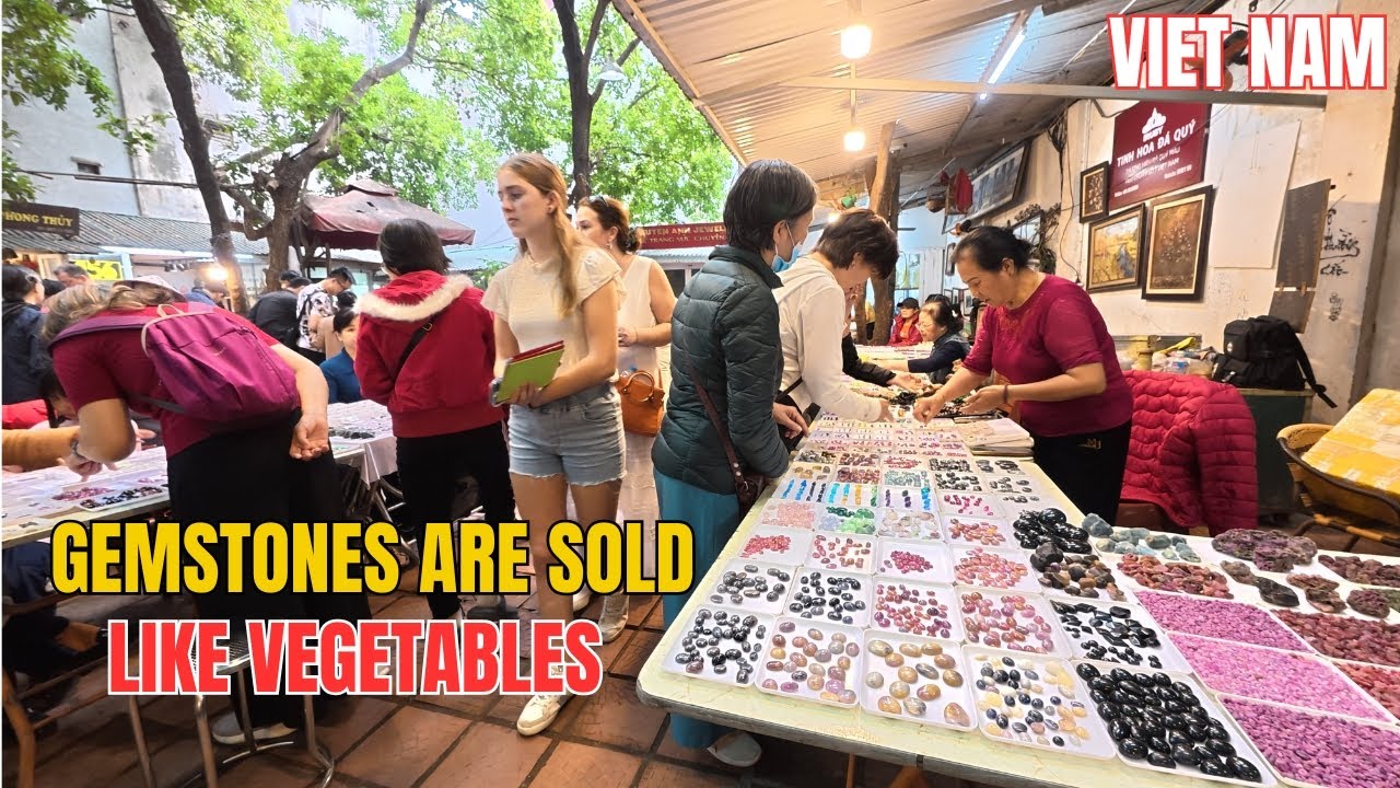 Precious Stones Are Sold Like Vegetables In Plastic Trays | Gem Market