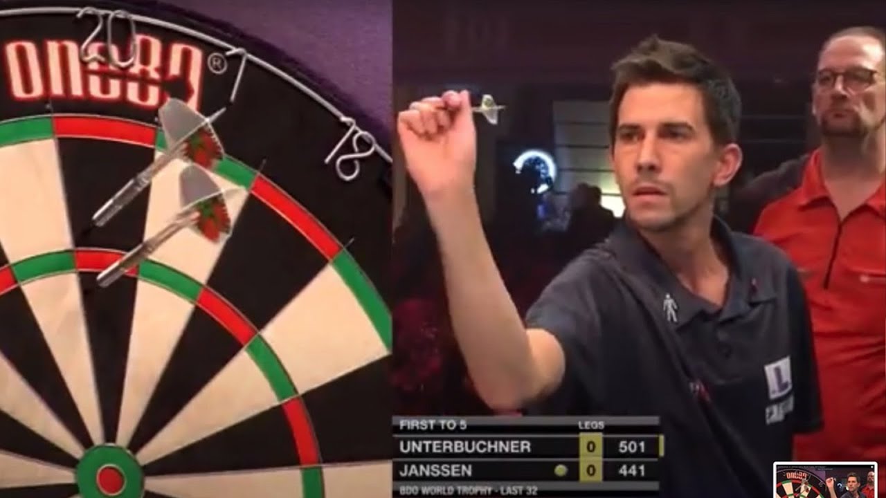 Unterbuchner v Janssen Darts World Trophy 2019 - Round 1