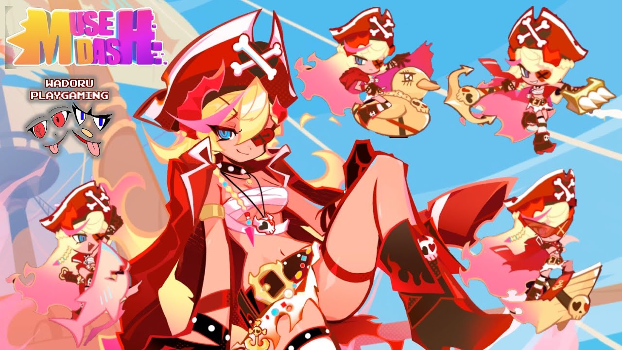 【Muse Dash】Flametide Pirate Rin Animations【v5.8.0】