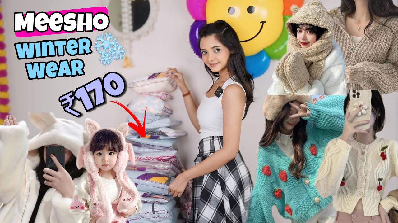₹170 main Trendy Winter Wear😱😍|affordable Winter Wears from Meesho😍🌨️ #meesho  #winterspecial