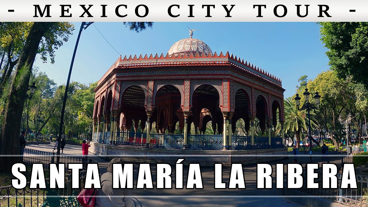 Calles de la Ciudad de México: Santa María La Ribera 🇲🇽 [4K Walking Tour]