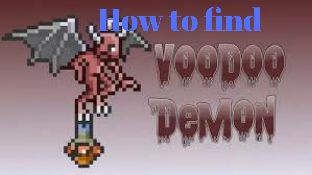 Terraria | How to find Voodoo demon & SUMMON the Wall of Flesh FAST