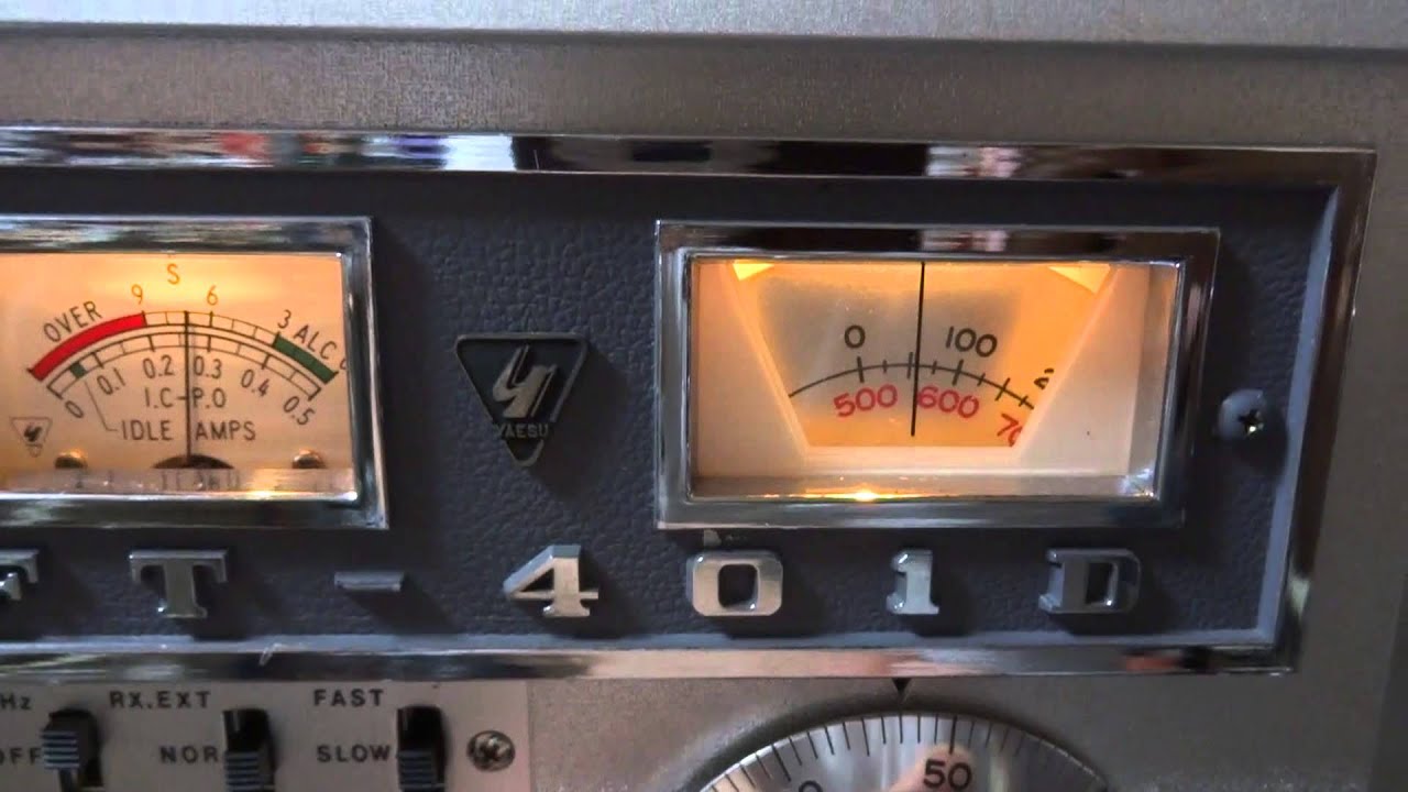 YAESU ＦＴ－４０１Ｄ　reception　at 40m