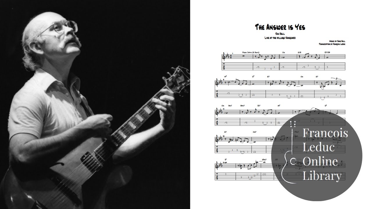 The Answer is Yes - Jim Hall (Transcription)