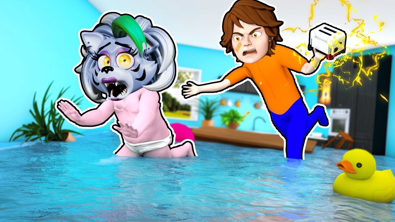 Roxanne Wolf and Gregory FLOOD THE HOUSE in WHO'S YOUR DADDY?!