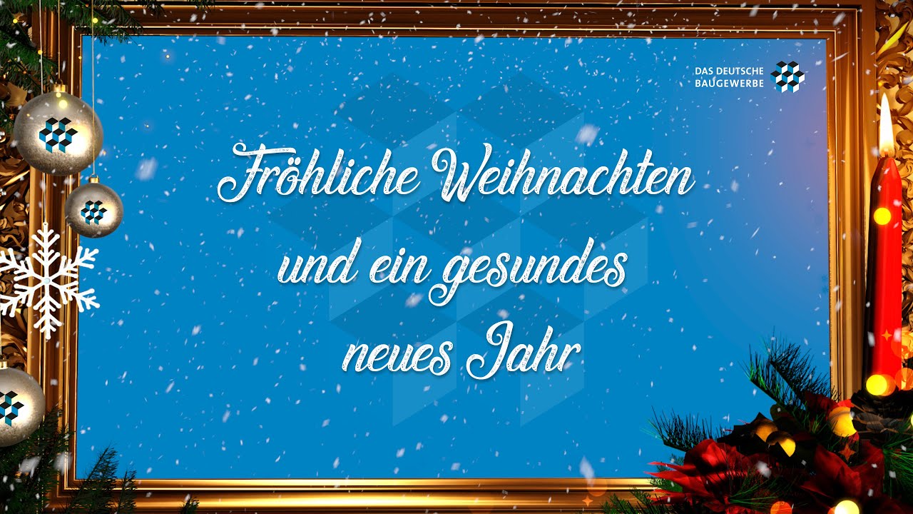 Das Deutsche Baugewerbe: Weihnachtsfilm 2021