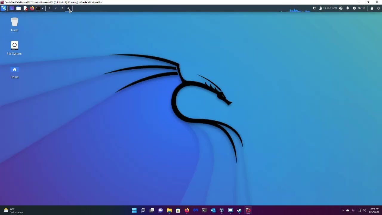 Your Kali VM Tryhackme Attack Box