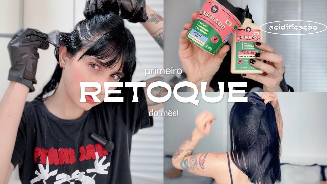 RETOQUE RAIZ Henê Rená| Acidificação cabelo Henezado