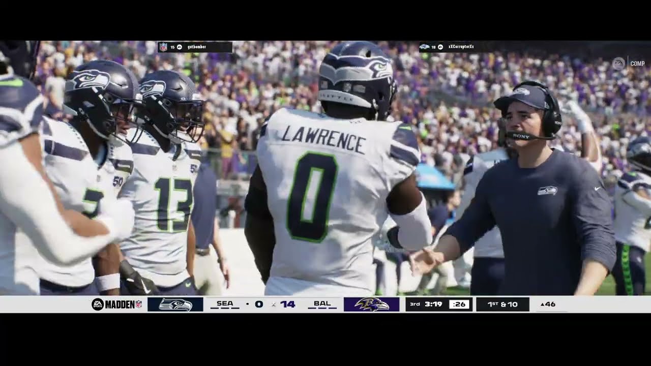Madden 26 LIVE Seattle Seahawks Head to Head