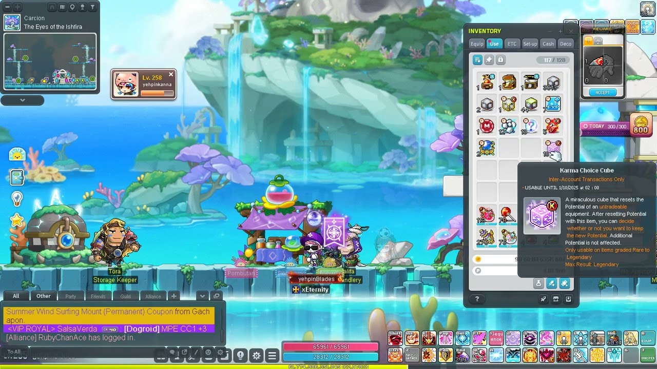 MapleSea 2025 09 14 Legendary Scroll And Cubing on FB and CFE