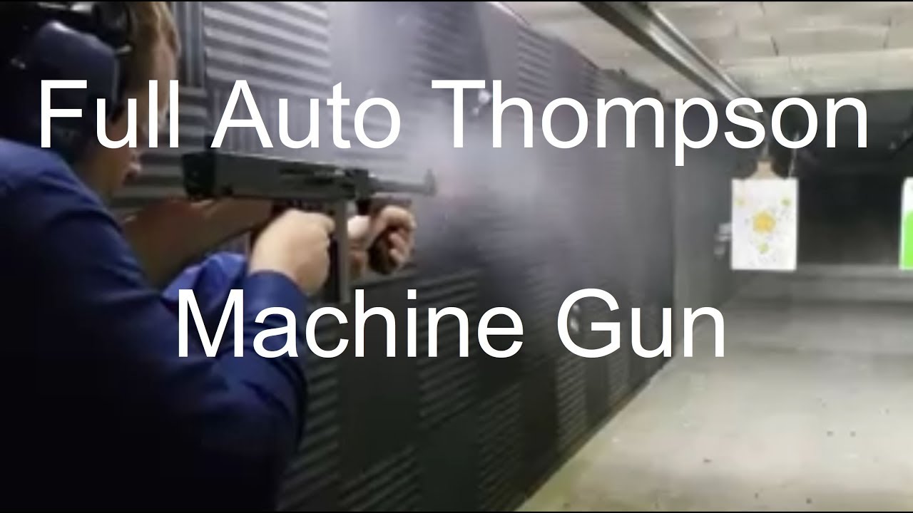 Thompson Submachine Gun Full Auto 45 Caliber
