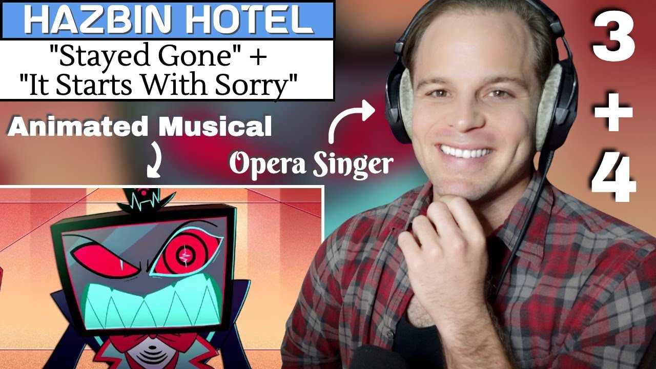 ALASTOR VS VOX! Opera Singer REACTION & ANALYSIS | Stayed Gone + It Starts With Sorry | HAZBIN HOTEL