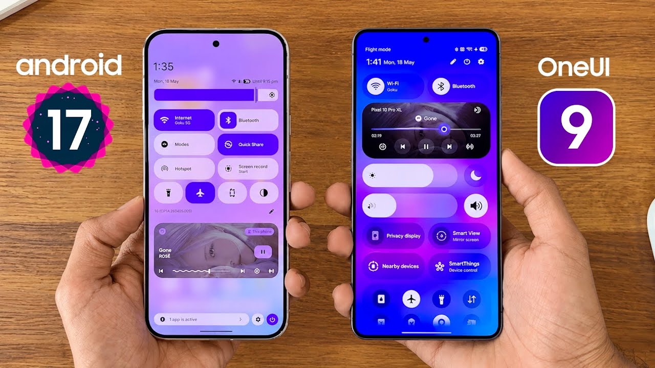 Android 17 vs One UI 9.0 - COMPARISON