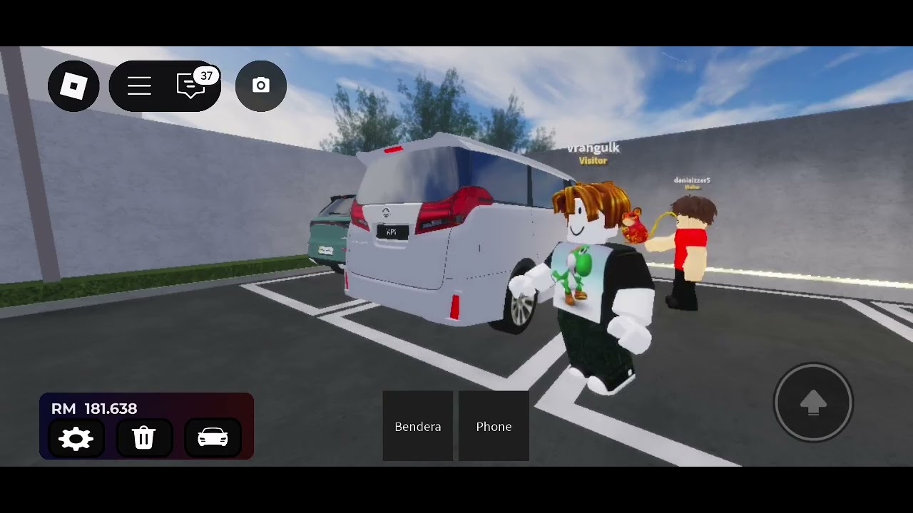 Roblox vrangulk and p_gulk and Aqeef fix TV toyota Alphard VIP1 33 minutes only