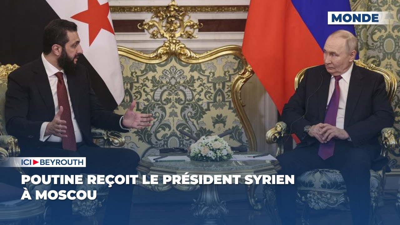 Poutine reçoit le président syrien à Moscou