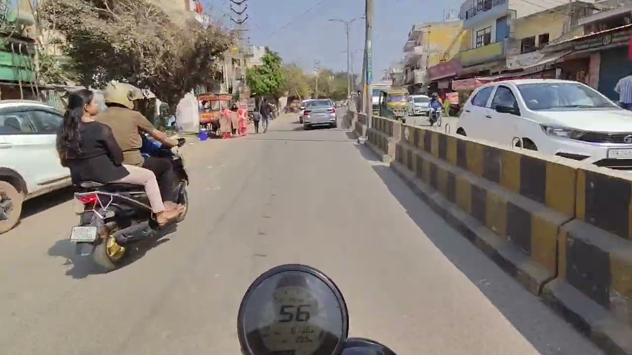 Kadipur red light to parshuram bhawan patodi chowk #rider #ride #bike 
