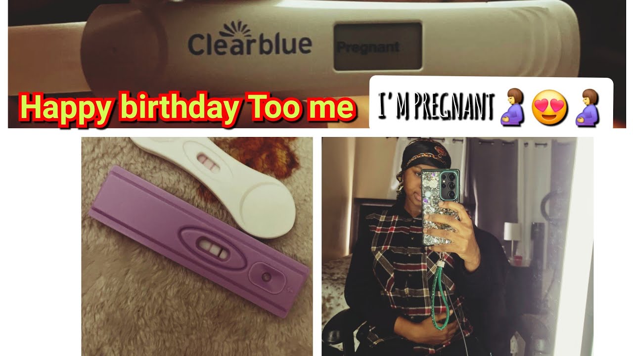 HAPPY BIRTHDAY TOO ME I'M PREGNANT🤰☺️ ❤️🤰😍...