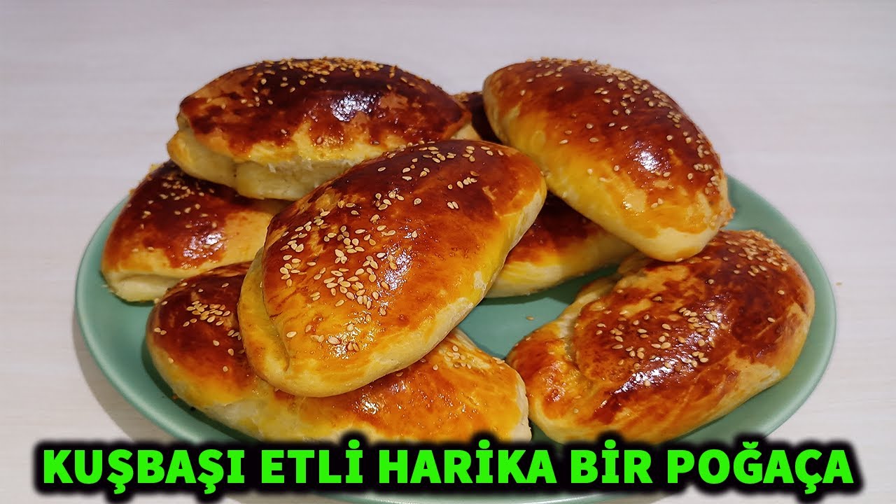 Kuşbaşılı Etli Enfes ve Mükemmel Poğaça Tarifi !!!
