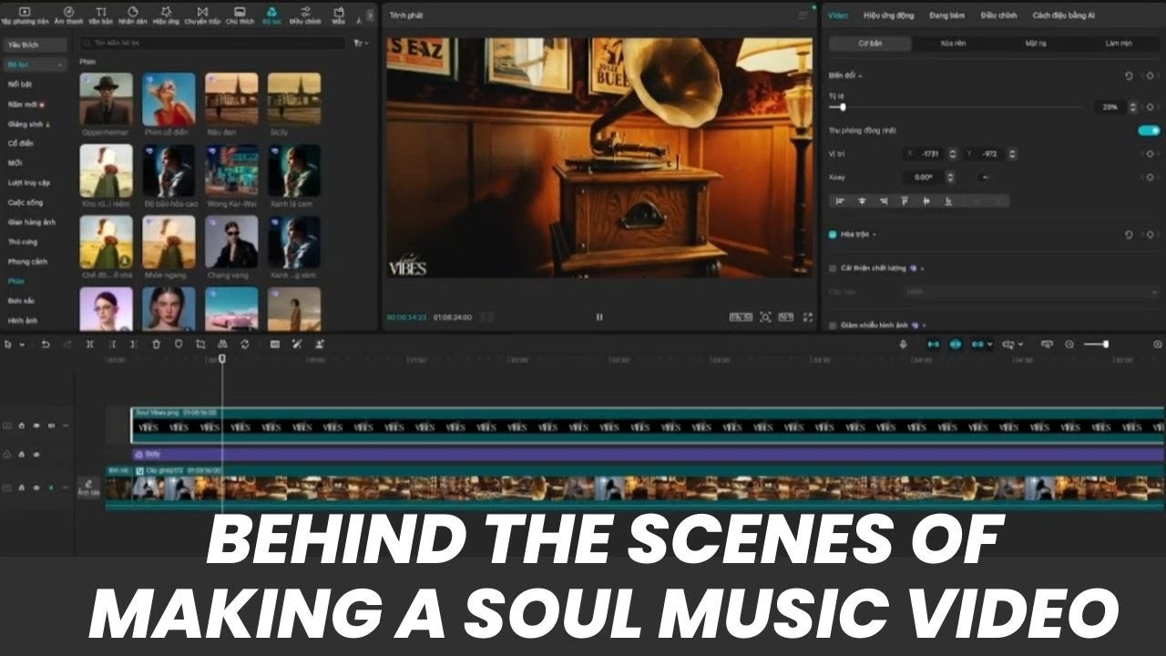 Behind the Scenes of Making a Soul Music Video