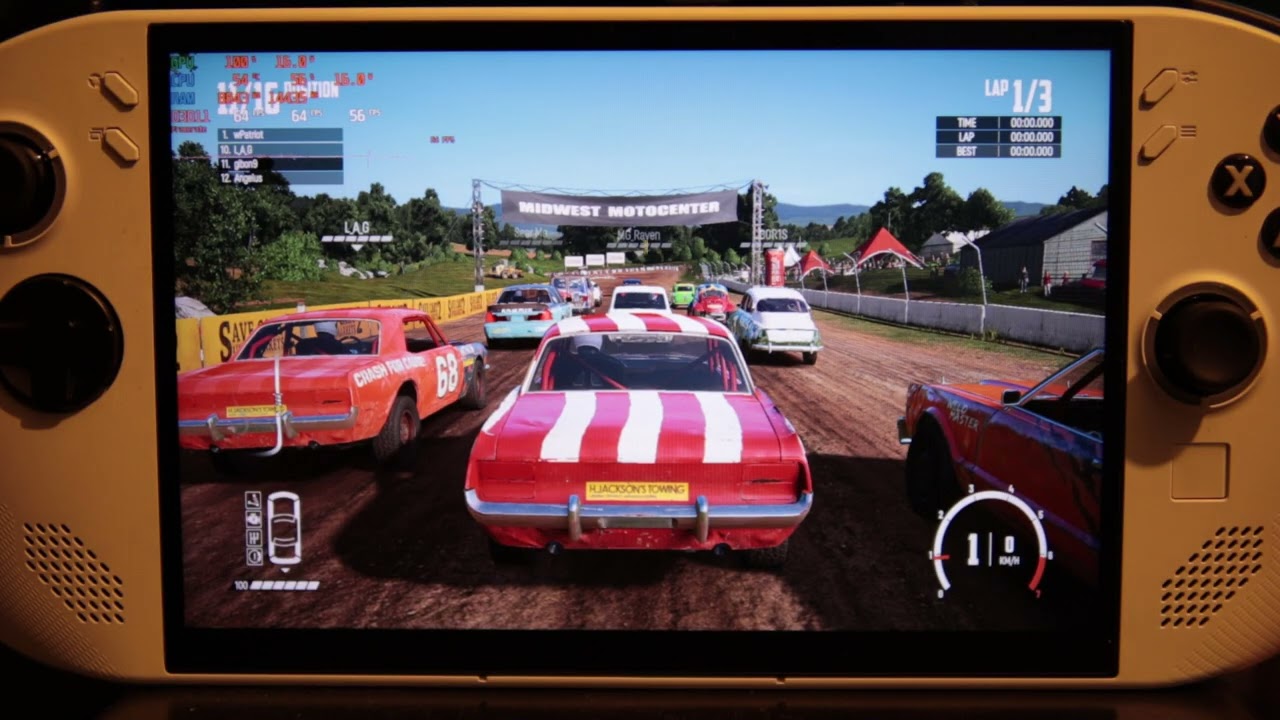 Wreckfest Legion gGo S (z2go) 16gb gameplay/benchmark win11