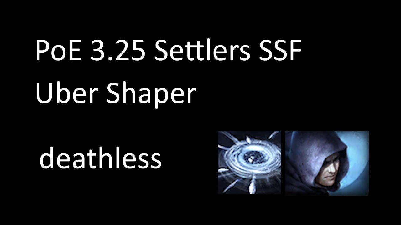 PoE 3.25 Settlers SSF, Uber Shaper, EoW mines trickster