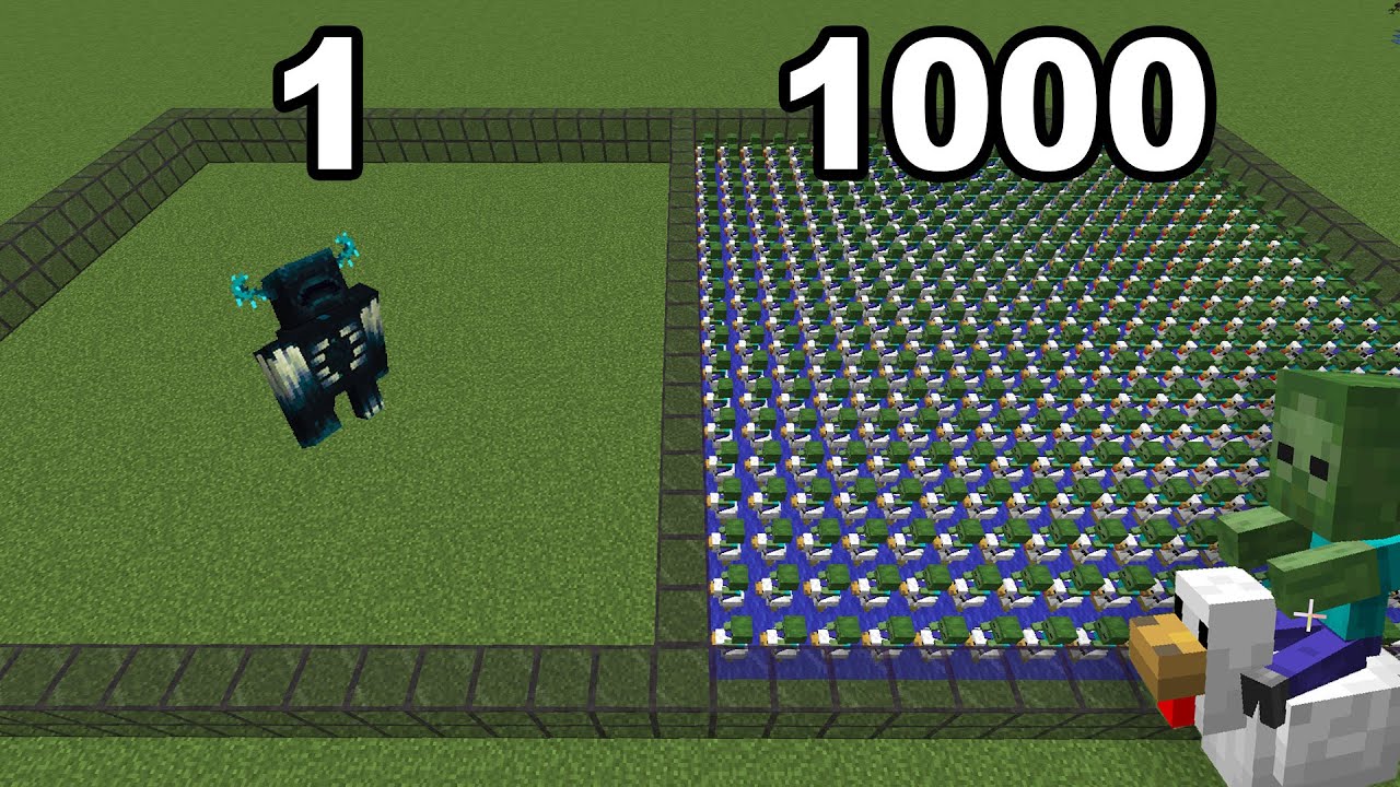 Warden vs 1000 Chicken Jockeys