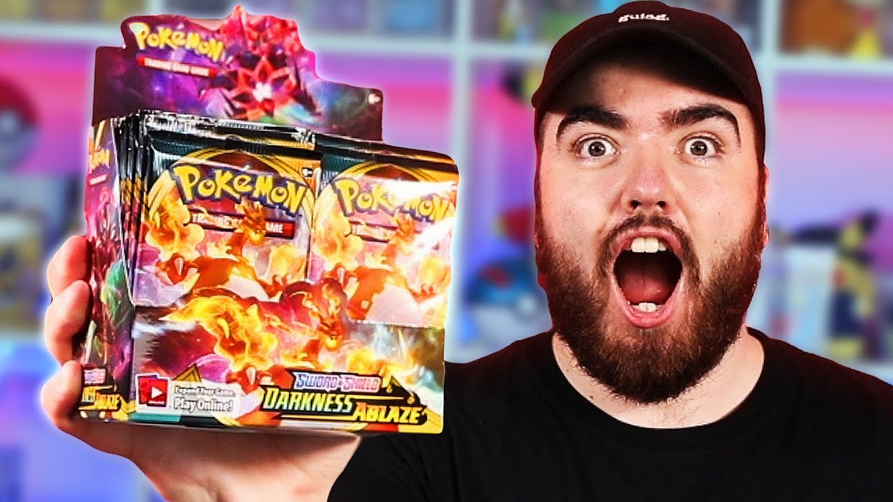 The BEST Darkness Ablaze Booster Box on YouTube *INSANE PULLS*