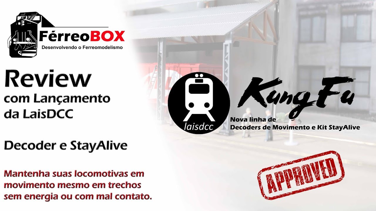 FérreoBOX - LaisDCC Kung Fu - Decoder e Kit Stay Alive