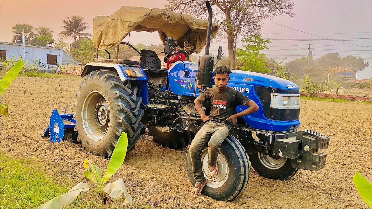 Sonalika How to set up and use a Tractor for Farming | Sonalika 55 Power Test | চাষের শুরু থেকে শেষ