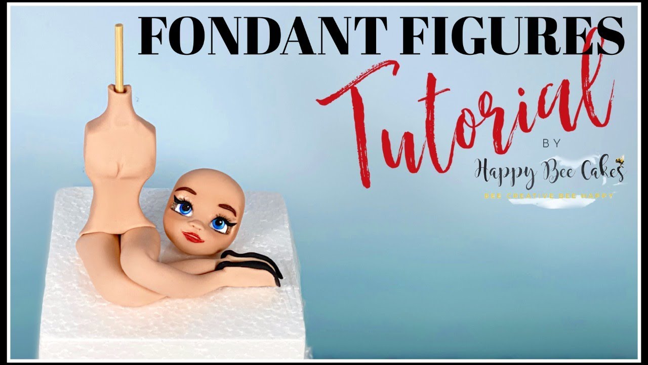 Fondant Figures – How to make a fondant dress EASY