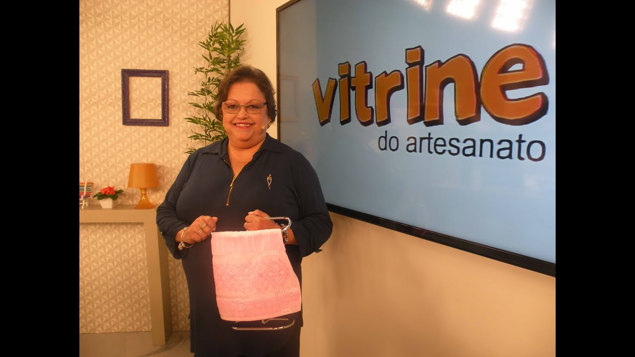 Toalha de Lavabo em Crivo sem Corte com Leila Jacob | Vitrine do Artesanato na TV