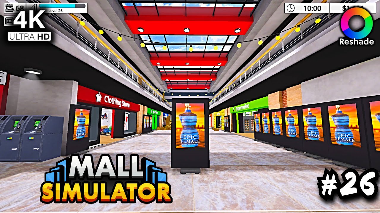 Max Expand All 1st Floor Stores Restroom Mall Simulator 2025 PC Reshade #26 All Stores Unlocked!