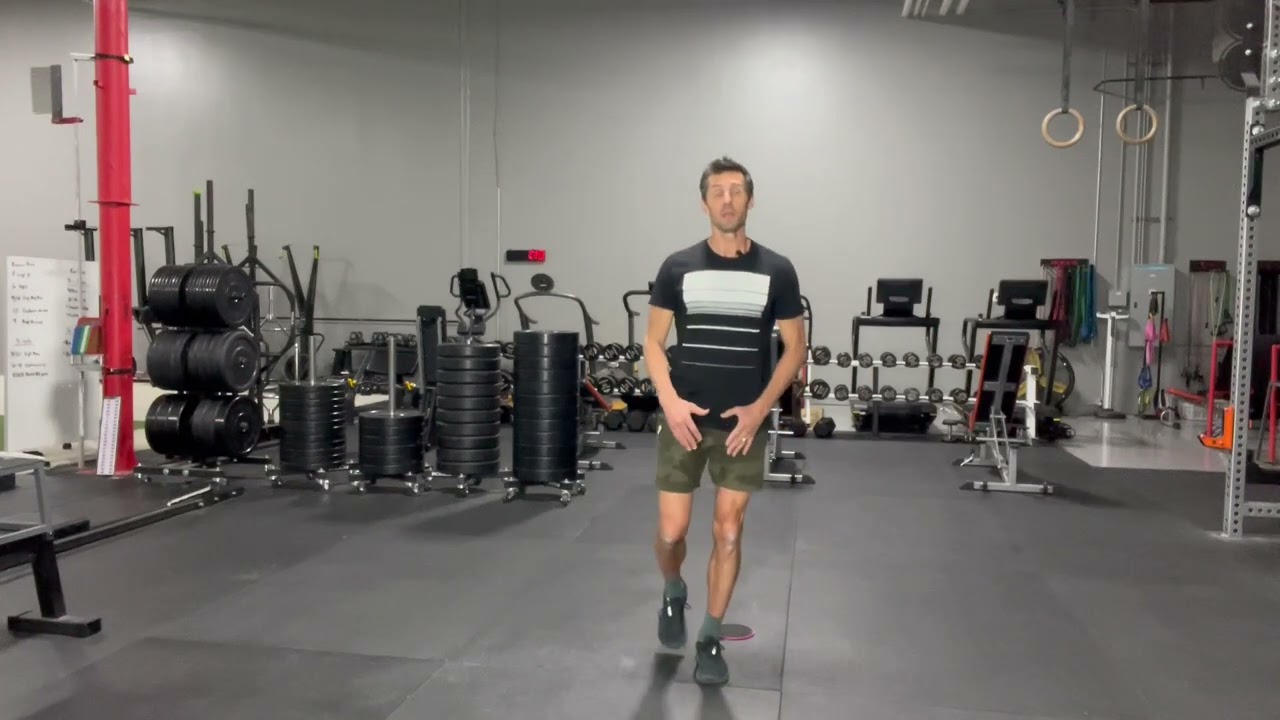 Narrow Stance Split Squat (foot flat and ball of foot)