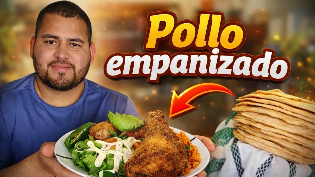 La mejor manera para preparar un pollo empanizado.